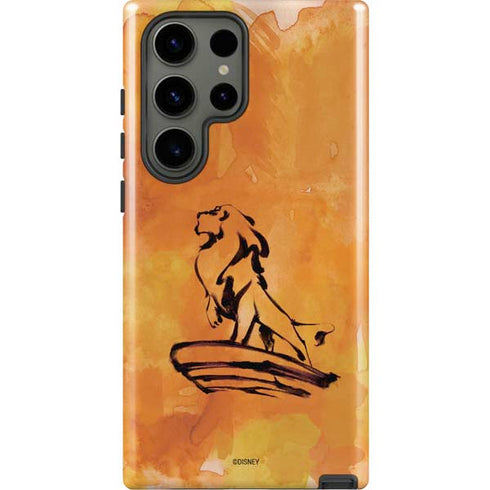 Disney The Lion King Mufasa Water Color Art Galaxy S23 Ultra Pro Case