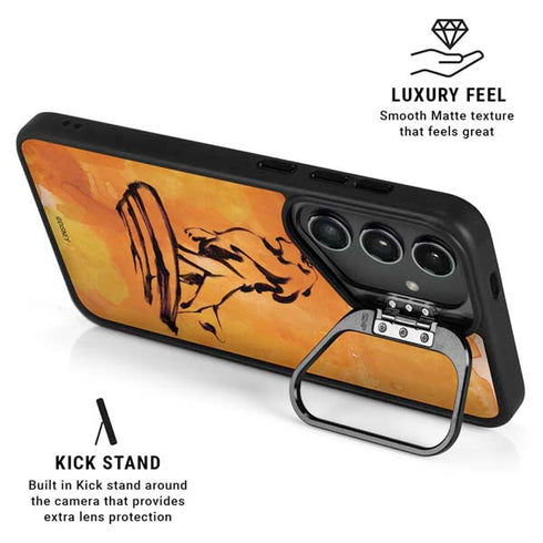 Disney The Lion King Mufasa Water Color Art Galaxy S25 Kickstand Case