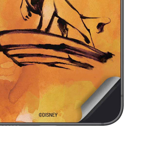 Disney The Lion King Mufasa Water Color Art Galaxy S24 Plus Skin