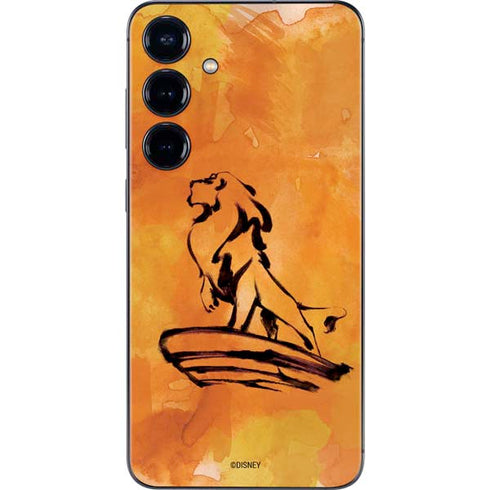 Disney The Lion King Mufasa Water Color Art Galaxy S25 Skin