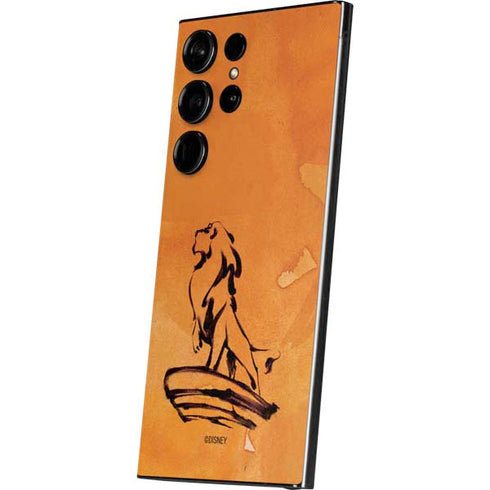 Disney The Lion King Mufasa Water Color Art Galaxy S25 Ultra Skin