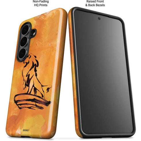 Disney The Lion King Mufasa Water Color Art Galaxy S26 Impact Case