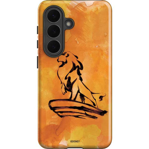 Disney The Lion King Mufasa Water Color Art Galaxy S26 Plus Impact Case