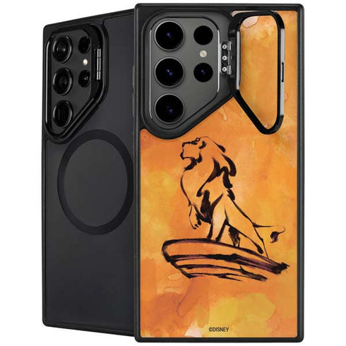 Disney The Lion King Mufasa Water Color Art Galaxy S26 Ultra Kickstand Case