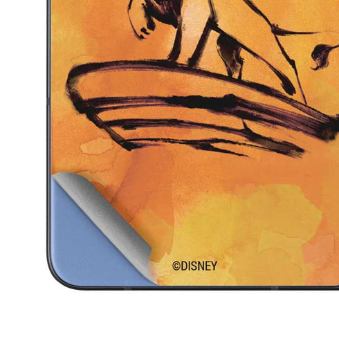 Disney The Lion King Mufasa Water Color Art Galaxy Z Fold5 5G Skin