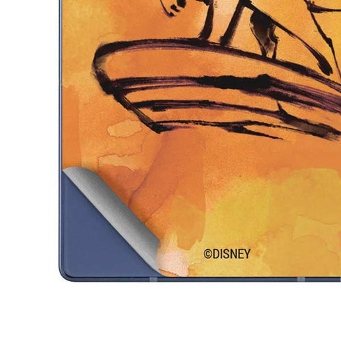 Disney The Lion King Mufasa Water Color Art Galaxy Z Fold6 Skin