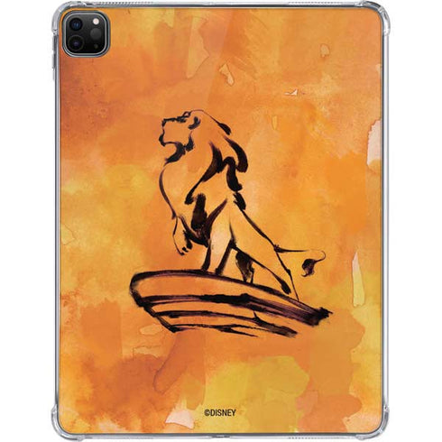 Disney The Lion King Mufasa Water Color Art iPad Pro 11in (2024) Clear Case