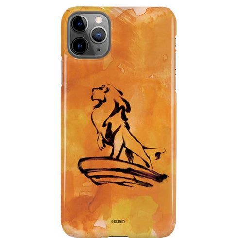 Disney The Lion King Mufasa Water Color Art iPhone Cases