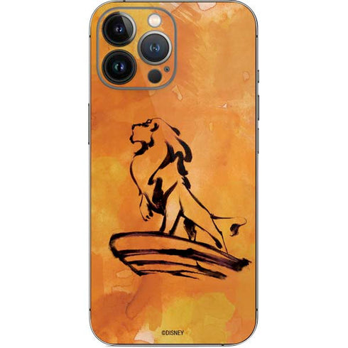 Disney The Lion King Mufasa Water Color Art iPhone 15 Pro Max Skin