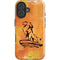 Disney The Lion King Mufasa Water Color Art iPhone 16 Impact Case