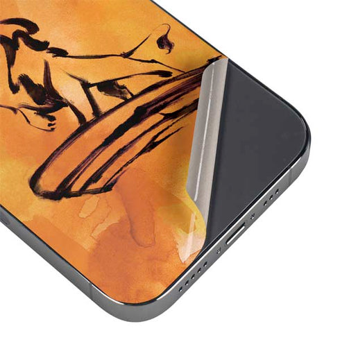 Disney The Lion King Mufasa Water Color Art iPhone 16 Pro Skin