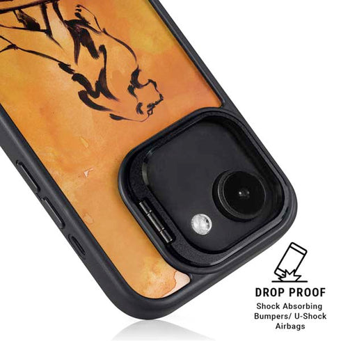 Disney The Lion King Mufasa Water Color Art iPhone 16e Kickstand Case