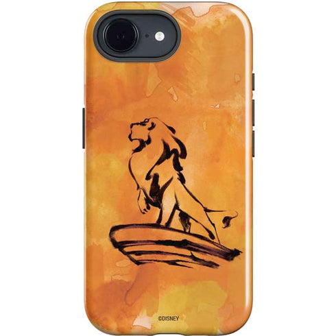 Disney The Lion King Mufasa Water Color Art iPhone 16e Impact Case