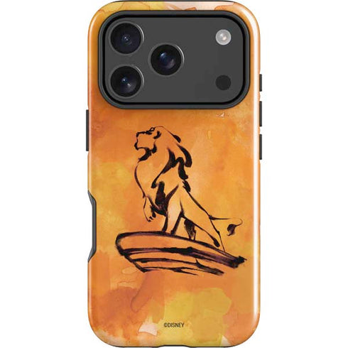 Disney The Lion King Mufasa Water Color Art iPhone 18 Pro Max Impact Case