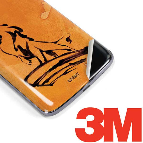 Disney The Lion King Mufasa Water Color Art Moto E5 Plus Skin