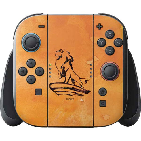 Disney The Lion King Mufasa Water Color Art Nintendo Switch 2 (2025) with Joy-Con Skin