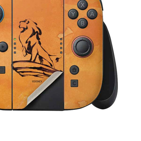 Disney The Lion King Mufasa Water Color Art Nintendo Switch 2 (2025) Joy-Con Controller Skin