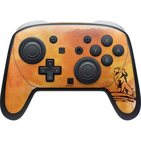 Disney The Lion King Mufasa Water Color Art Nintendo Switch 2 (2025) Pro Controller Skin