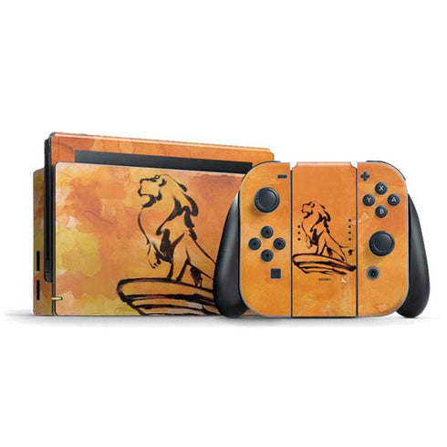 Disney The Lion King Mufasa Water Color Art Nintendo Skins