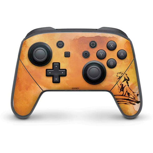 Disney The Lion King Mufasa Water Color Art Nintendo Skins