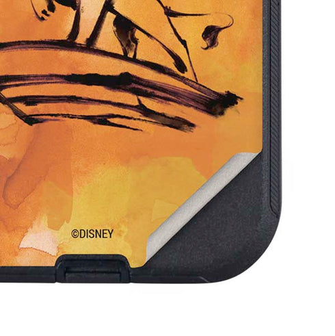 Disney The Lion King Mufasa Water Color Art Otterbox Defender iPhone Skin