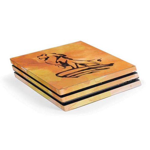 Disney The Lion King Mufasa Water Color Art PlayStation PS4 Skins