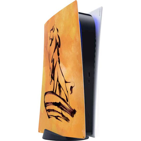 Disney The Lion King Mufasa Water Color Art PlayStation PS5 Skins