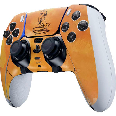 Disney The Lion King Mufasa Water Color Art PS5 DualSense Edge Pro Controller Skin