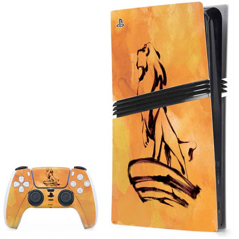 Disney The Lion King Mufasa Water Color Art PS5 Pro Bundle Skin