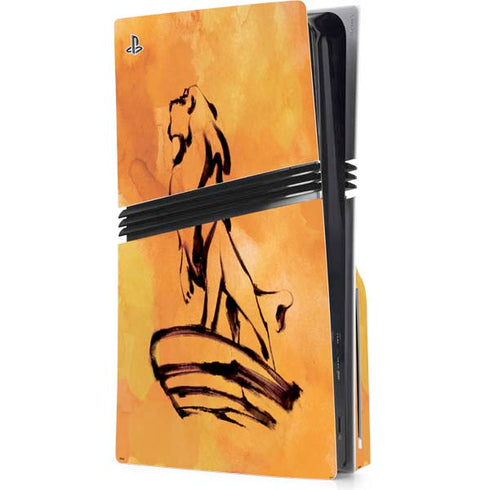 Disney The Lion King Mufasa Water Color Art PlayStation PS5 Skins