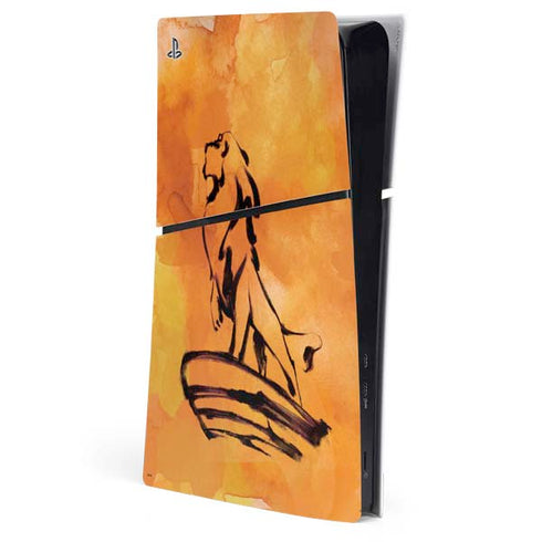 Disney The Lion King Mufasa Water Color Art PlayStation PS5 Skins