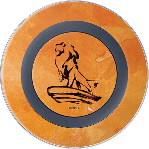 Disney The Lion King Mufasa Water Color Art Wireless Charger Skin