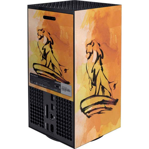 Disney The Lion King Mufasa Water Color Art Xbox Series X Bundle Skin