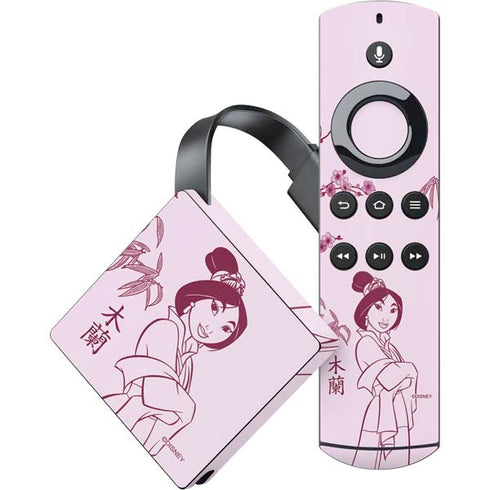 Disney Mulan Character Art Amazon Fire TV Skin