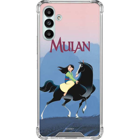 Disney Mulan Riding Khan Galaxy A13 5G Clear Case