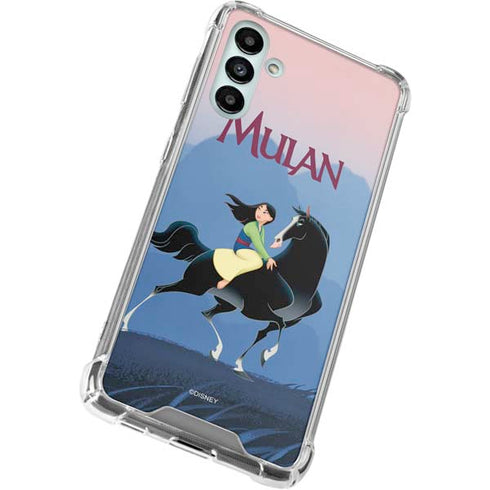 Disney Mulan Riding Khan Galaxy A13 5G Clear Case