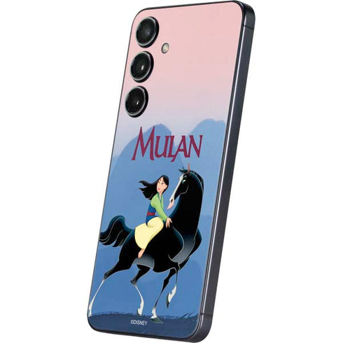 Disney Mulan Riding Khan Galaxy S25 Plus Skin