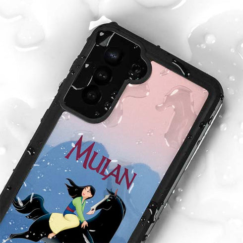 Disney Mulan Riding Khan Galaxy S24 Plus Waterproof Case
