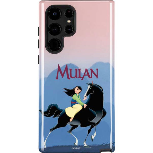 Disney Mulan Riding Khan Galaxy Cases