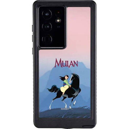 Disney Mulan Riding Khan Galaxy S24 Ultra Waterproof Case