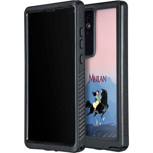 Disney Mulan Riding Khan Galaxy S24 Ultra Waterproof Case