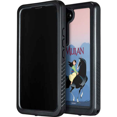 Disney Mulan Riding Khan Galaxy S24 Waterproof Case