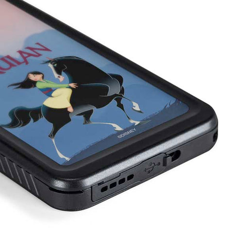 Disney Mulan Riding Khan Galaxy S24 Waterproof Case