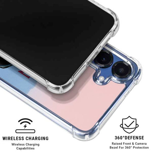 Disney Mulan Riding Khan Galaxy S25 Plus Clear Case