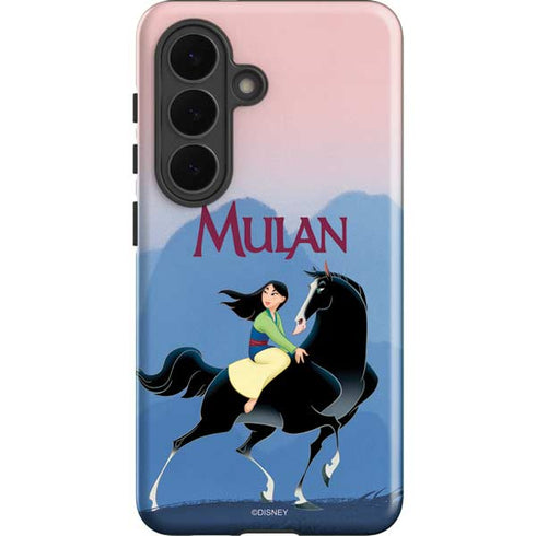 Disney Mulan Riding Khan Galaxy S26 Plus Impact Case