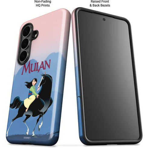 Disney Mulan Riding Khan Galaxy S26 Plus Impact Case