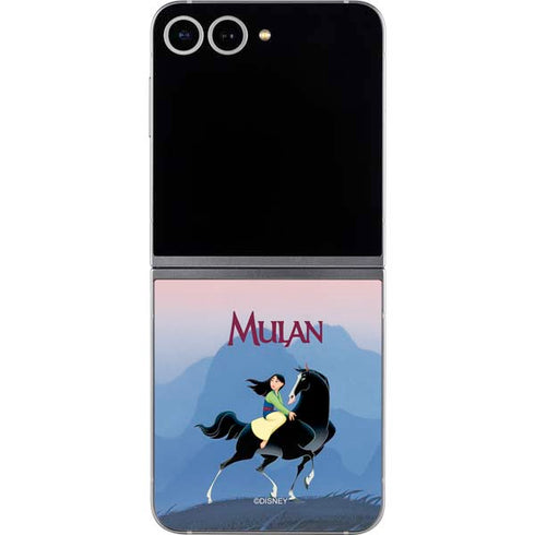 Disney Mulan Riding Khan Galaxy Z Flip6 Skin
