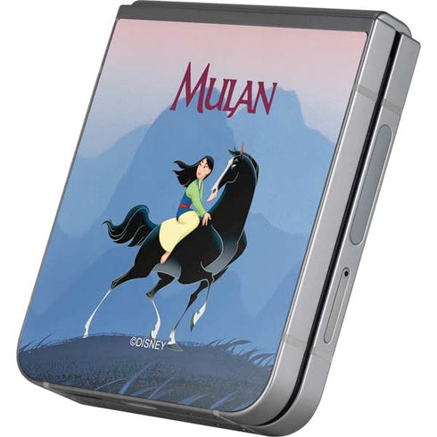 Disney Mulan Riding Khan Galaxy Z Flip6 Skin