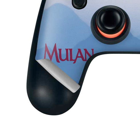 Disney Mulan Riding Khan Google Stadia Controller Skin