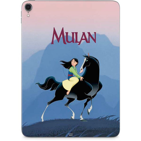 Disney Mulan Riding Khan Apple iPad Pro Skin
